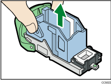 Adding staples illustration