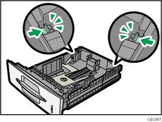 Changing the paper size illustration