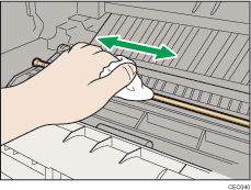 Registration roller cleaning illustration