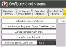 il·lustració de la pantalla del panell de control