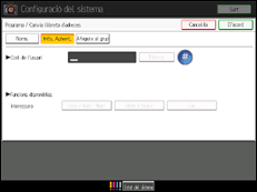 Il·lustració de pantalla del tauler d'operacions