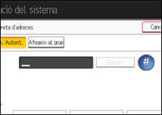 Il·lustració de pantalla del tauler d'operacions