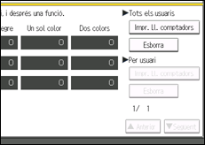 Il·lustració de pantalla del tauler d'operacions
