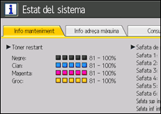 Il·lustració de pantalla del tauler d'operacions