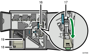 Nummereret illustration af ringindbinder