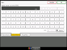 Illustration af sk&aelig;rmen p&aring; betjeningspanelet