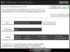 Illustration af sk&aelig;rmen p&aring; betjeningspanelet