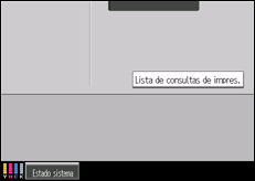 Ilustración de la pantalla panel de mandos