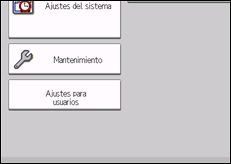 Ilustración de la pantalla panel de mandos