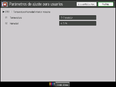 Ilustración de la pantalla panel de mandos