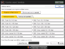 Ilustraci&oacute;n de la pantalla panel de mandos