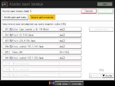 Ilustraci&oacute;n de la pantalla panel de mandos 