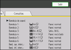 Ilustraci&oacute;n de la pantalla panel de mandos