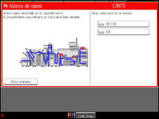 Ilustraci&oacute;n de la pantalla panel de mandos
