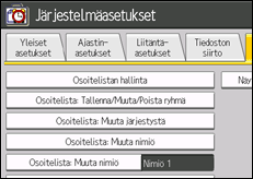 Kuva käyttöpaneelin näytöstä