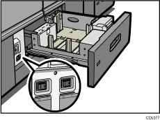 Illustration du bouton du système de chauffage anti-humidité