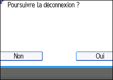 Illustration de l'écran du panneau de commande