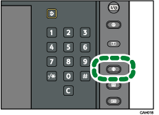 Illustration de la touche Outils utilisateur