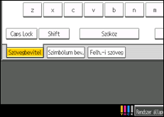 A kezel�panel ismertet&eacute;se