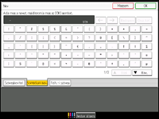 A kezel�panel ismertet&eacute;se