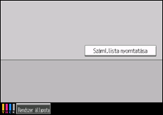A kezel�panel ismertet&eacute;se