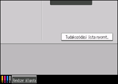 A kezelőpanel ismertetése