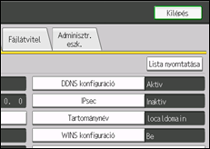 kezelőpanel képernyő illusztráció