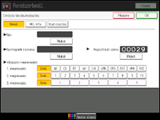 A kezel�panel ismertet&eacute;se