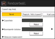 A kezelőpanel ismertetése