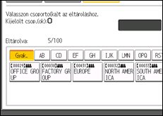 A kezelőpanel ismertetése