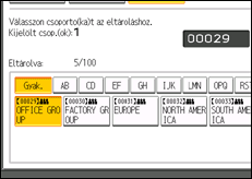 A kezelőpanel ismertetése