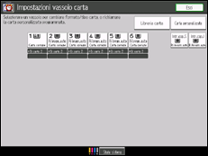 Illustrazione schermata pannello di controllo