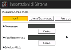 Illustrazione schermata pannello di controllo