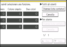 Illustrazione schermata pannello di controllo