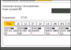 Illustrazione schermata pannello di controllo