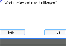 Schermafbeelding bedieningspaneel