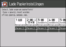 Schermafbeelding bedieningspaneel