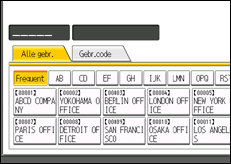 Schermafbeelding bedieningspaneel
