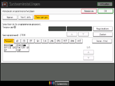 Schermafbeelding bedieningspaneel