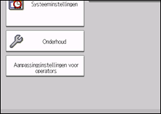 Schermafbeelding bedieningspaneel