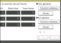 Schermafbeelding bedieningspaneel