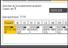 Schermafbeelding bedieningspaneel