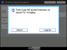 Illustrasjon av brukerpanel