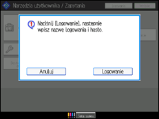 Ilustracja ekranu panela operacyjnego