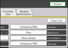 Ilustracja ekranu panelu operacyjnego