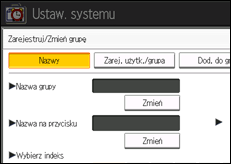 Ilustracja ekranu panela operacyjnego