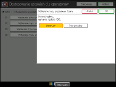 Ilustracja ekranu panela operacyjnego