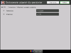 Ilustracja ekranu panela operacyjnego