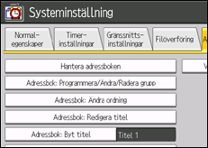 bild av användarpanelens skärm