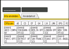bild av användarpanelens skärm